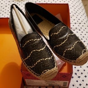 Brand New Tory Burch Snakeprint Espadrilles